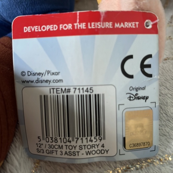 Bnwt- 30cm toy story 4 woody plush - Picture 2 of 2